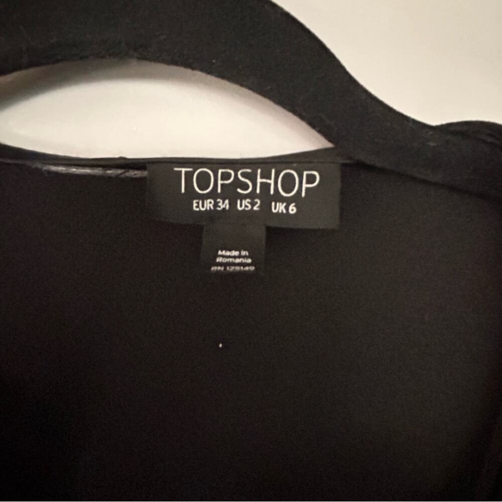 Topshop Cropped Ruffle Jacket 2 - Picture 4 of 10
